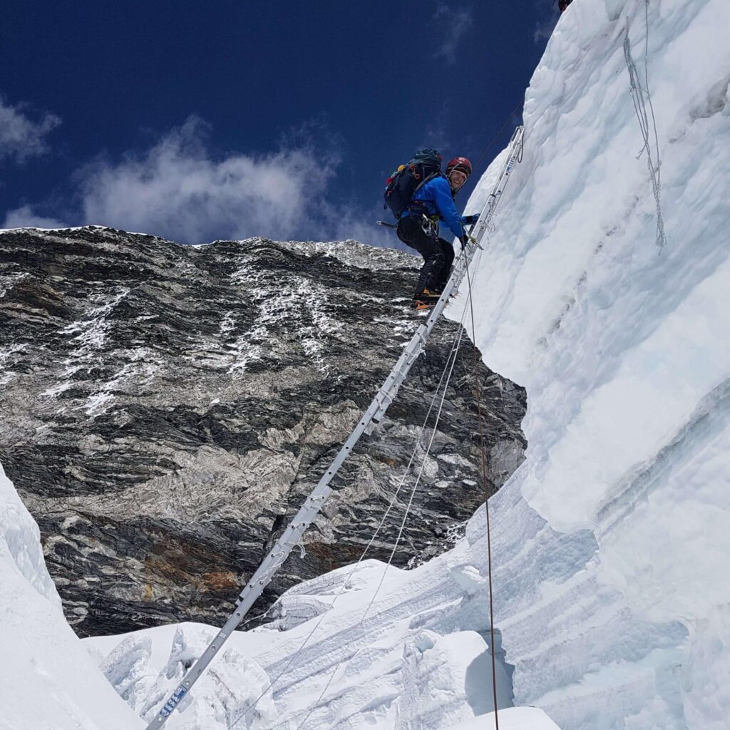 josh climbing nepal