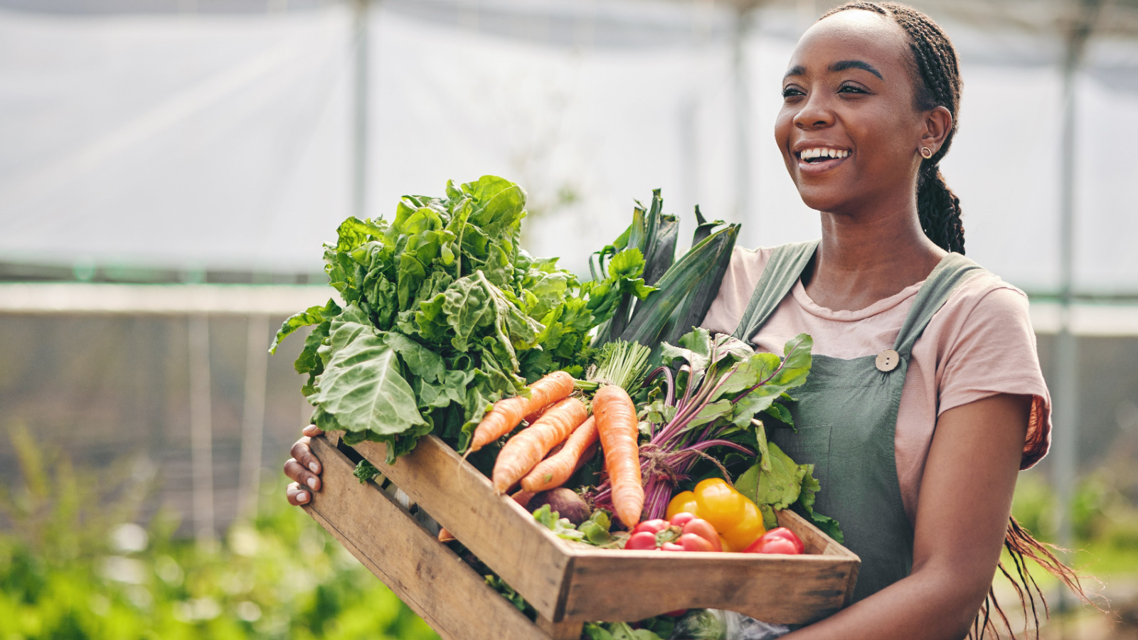 Woman POC Vegetables Healthy Eating Food Farm Job PeopleImages.com Yuri A Shutterstock